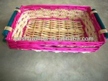 handmade willow and corn and wooden tray for sale