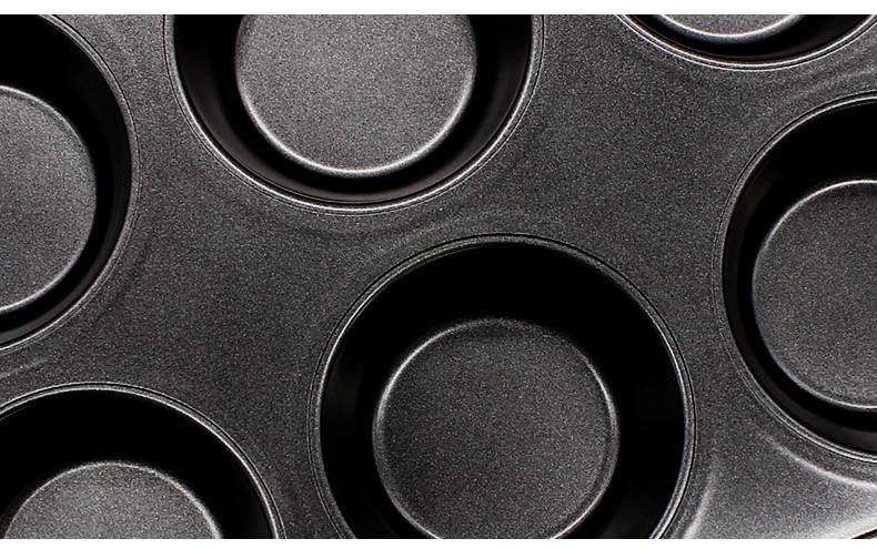 12 cavity muffin pan-black (3)