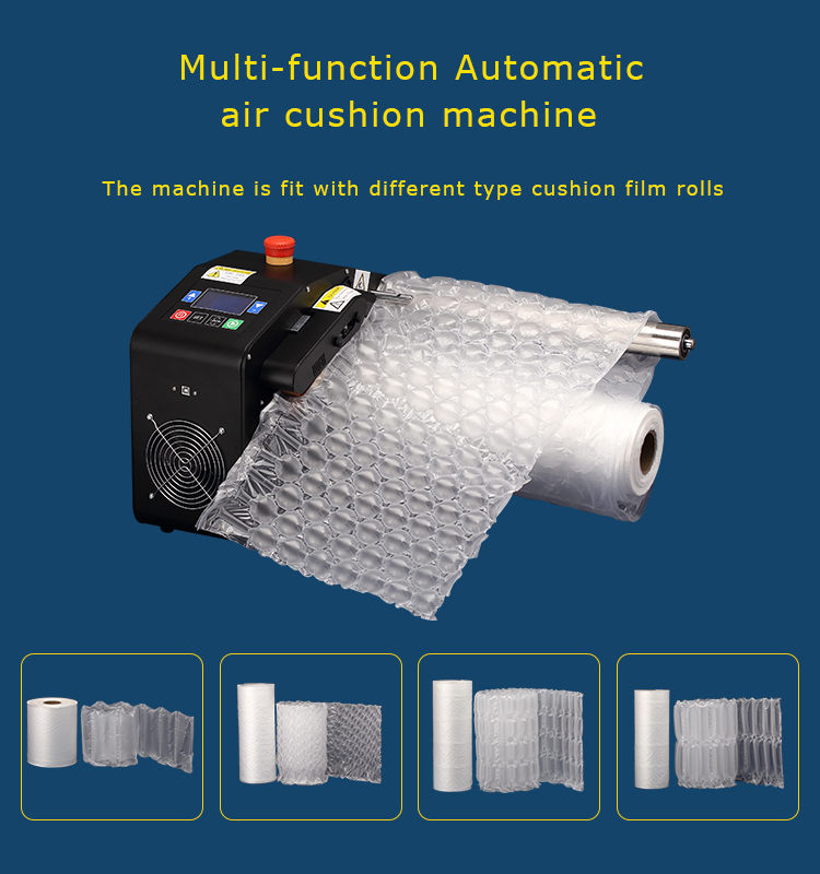 Super fast mini automatic inflatable air cushion bag maker bubble-wrap machine for air cushion film