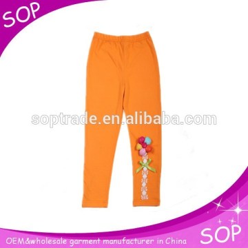 Plain color tight legging trousers girls supplier