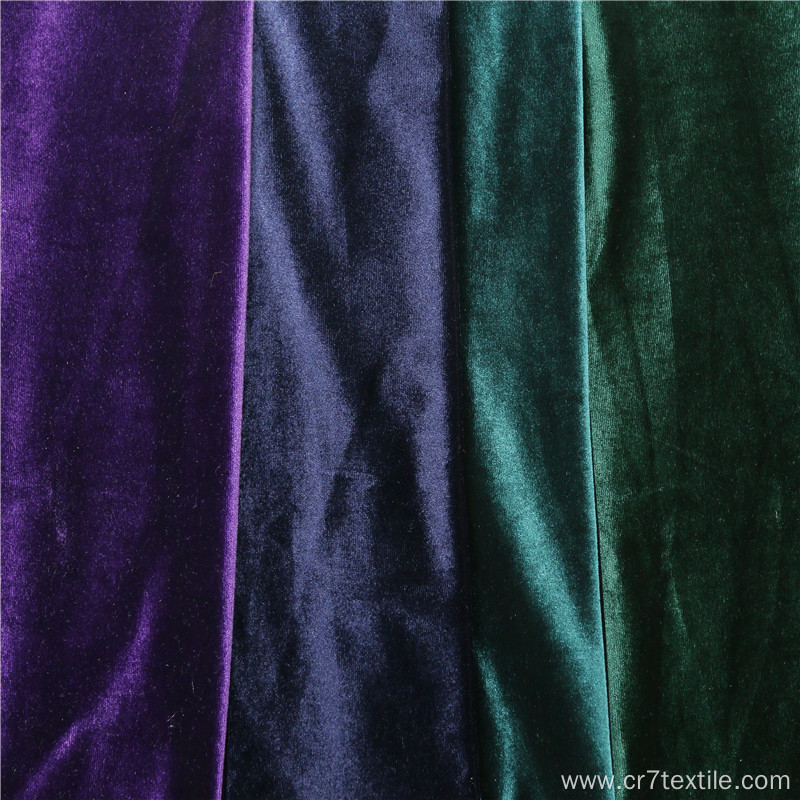 Korea Velvet Spandex Plain Dyed Yarn PD Fabric