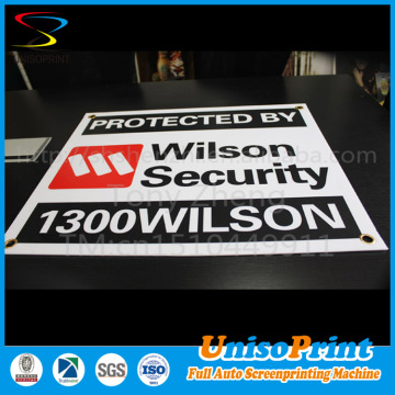 plastic material pp/pvc/abs/ps material hanging sign board