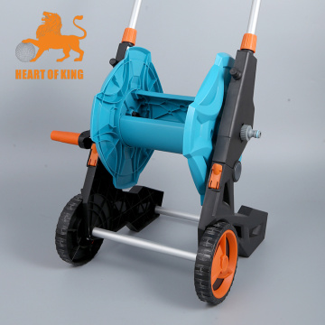 Air Garden Hose Reel Cart Rumah Plastik Tekanan Tinggi Tak Duti Berat Tinggi