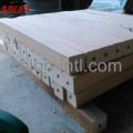 Hydraulic wood pallet block making machine