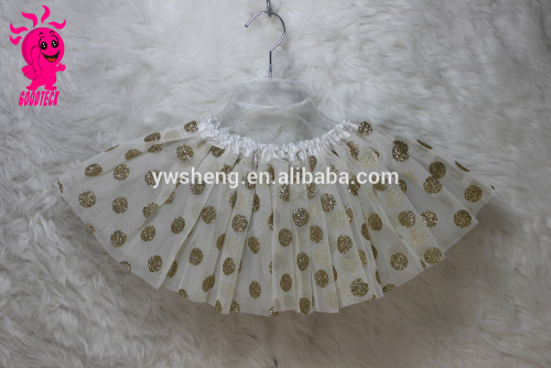 New Arrival Fashion Tutu Skirt For Girl Baby Girls Sequin Dot Tulle Fluffy Tutu Skirt