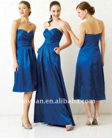 sweetheart strapless western bridesmaid dresses