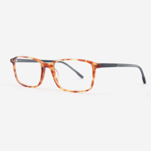 Super thin Rectangular Acetate Unisex Optical Frames