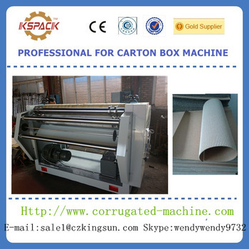 corrugated carton box maing machine/reel to sheet cutter machine