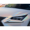 Gloss Rainbow Laser Blanco Car Envolver Vinilo