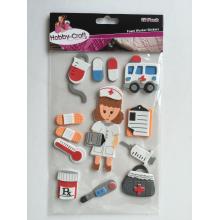 foam sticker sheet -nurse