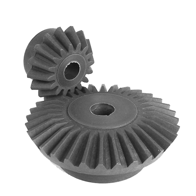 Custom Nylon Small Plastic Spiral Bevel Gear for Paper Shredder