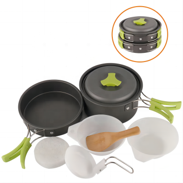 APG Camping Pot Aluminium Cookware Cooking Set