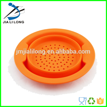 Food grade kitchen basket silicone sink colander