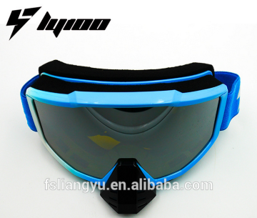 Stylish HD UV Protection Motocross Goggles with Detachable Nose Guard