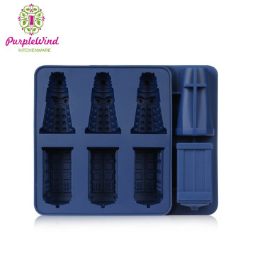 Doctor who Daleks Tardis cocktails silicone ice cube tray