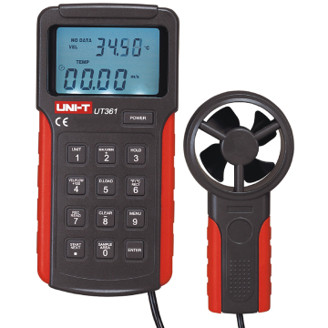 UNI-T UT360 Series Anemometer with Data Hold and LCD Backlight