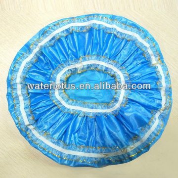 fashion couronne satin shower cap /waterproof shower cap