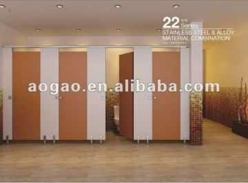 Aogao 20 series compact HPL waterproof phenolic resin panel toilet cubicle