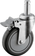 Medium Duty PU Ball Bearing Stem Wheels