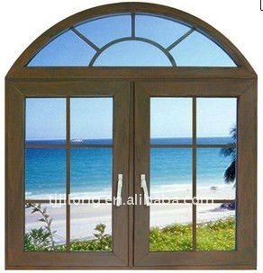 Arc aluminum window