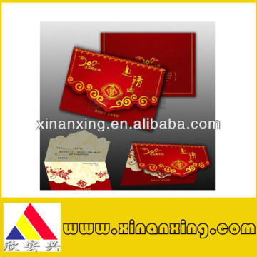 red paper envelope for the wedding