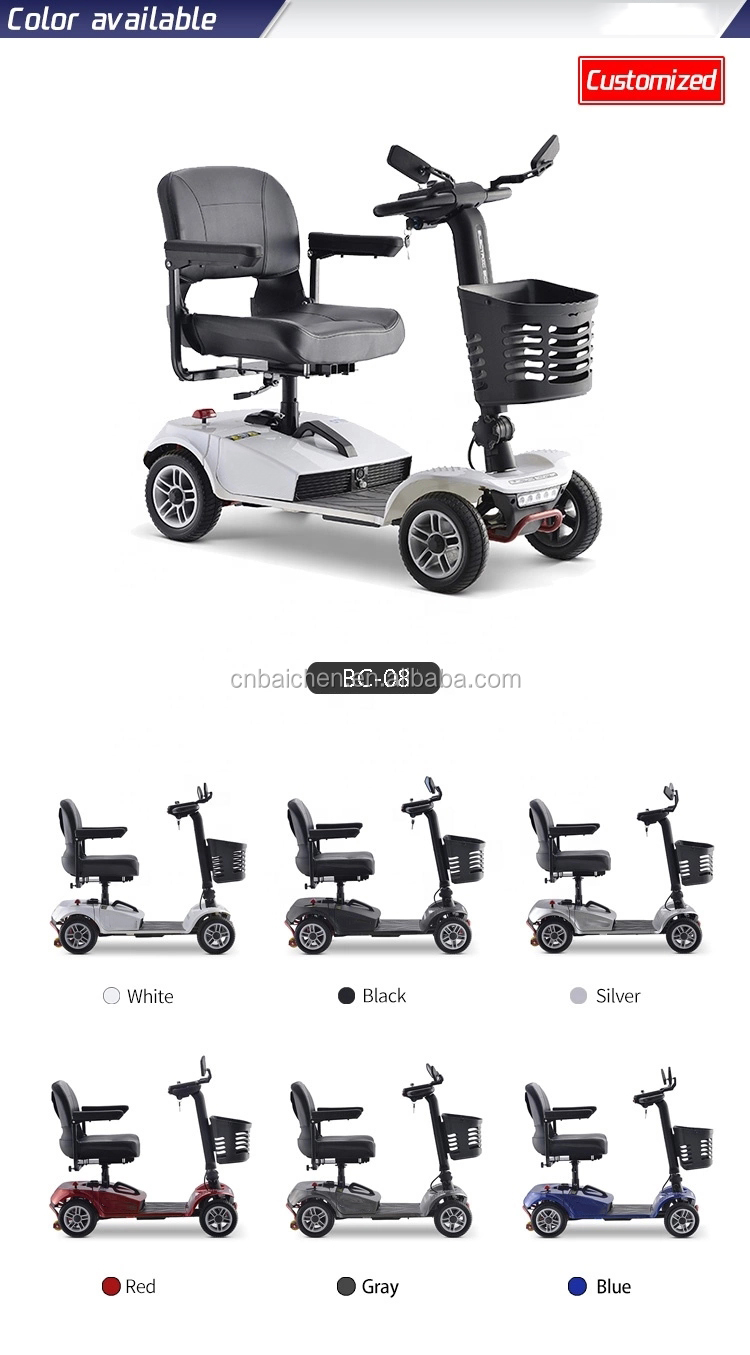 Factory Direct portable folding off road electric scooter mobility scooter for handicapped