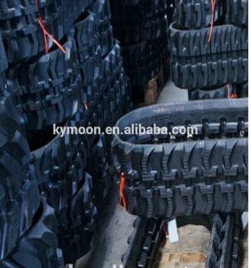 Cheap rubber track, Harvesting Excvavtor rubber track