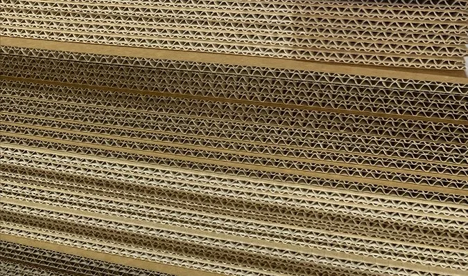 corrugated cardboard 