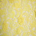 Elegante tela de encaje químico Mily Yarn 3D Flower
