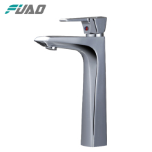 FUAO brass pillar basin tap
