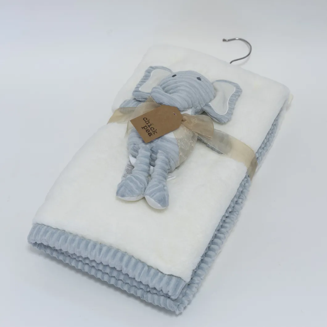 Wholesale Super Soft 100% Polyester Minky DOT Baby Blanket for Newborn