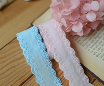 Fashion Cotton Fabric Embroidered Laces