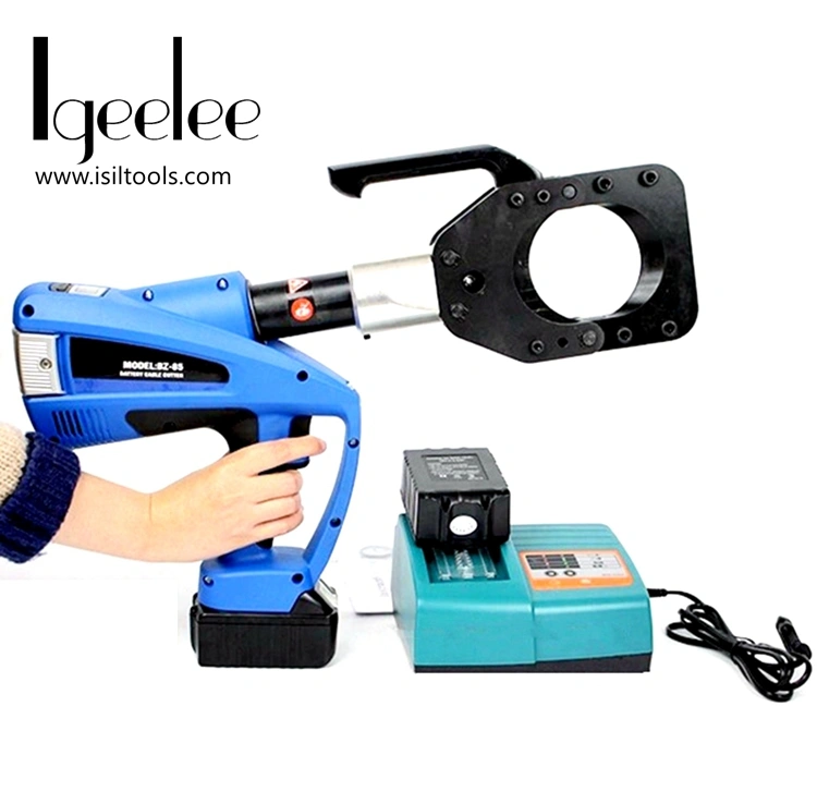 Igeelee Bz-85 Battery Powered Hydraulic Cable Cutter for Dia 85mm Cu/Al Cable and Armoured Cable