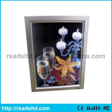 Embossed LED Ultra Thin Poster Frame Light Box