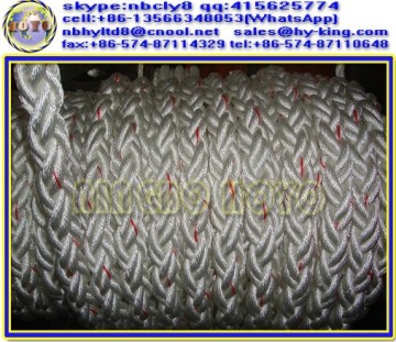 8 strands hawser rope for sale / pp 2 inch diameter rope / polypropylene rope for ship