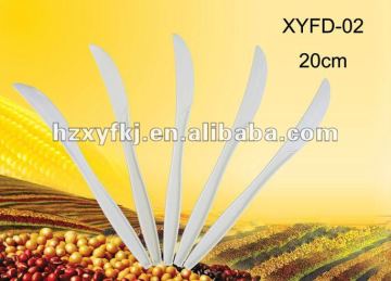 Biodegradable disposable corn starch green knives