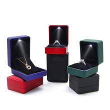 LED Lit Jewelry Box for Ring Display