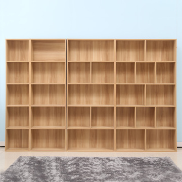 Wooden Display Bookcase Cabinet