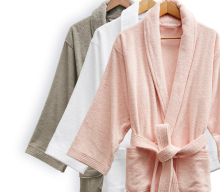 Custom Hotel Lightweight Airy Avati Bathrobe