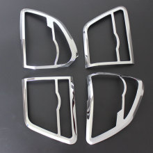 Chrome ABS Taillight Covers Trim for 2012-2014 Toyota Fortuner