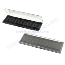 2016 rectangle plastic eye shadow container