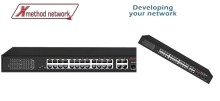 28-port plug and play Fast Ethernet PoE Switch