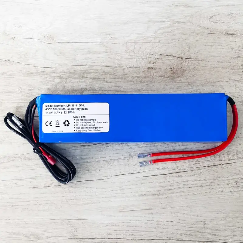 4s5p 12V 14.4V 14.8V 18650 11000mAh/11ah High Rate Discharge Rechargeable Lithium Ion Battery Pack with PCM and Connectors