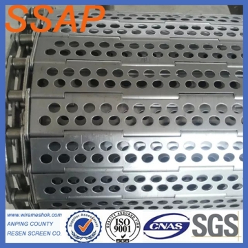 stainless steel perforated screen conveyor belt