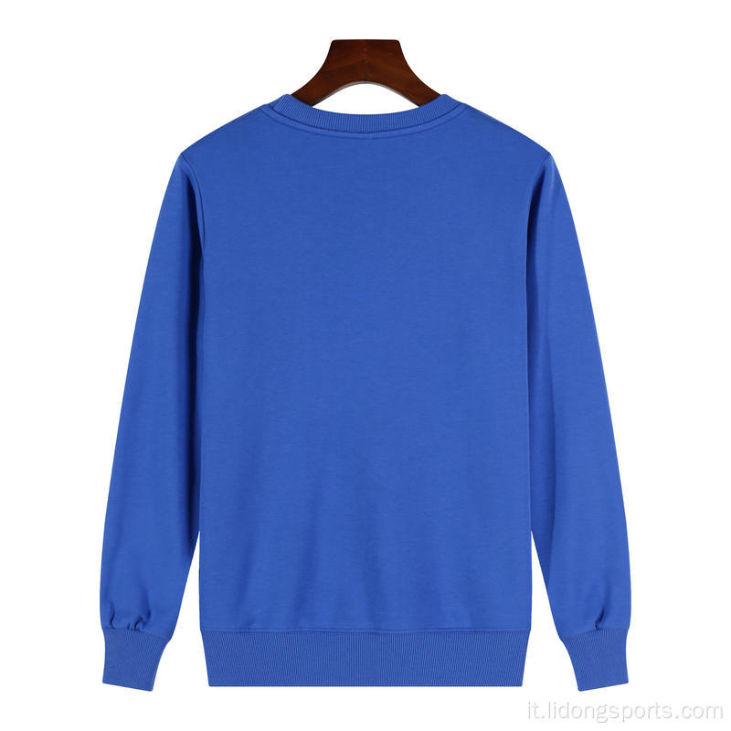 Plain all&#39;ingrosso Crewneck Unisex Pullover Felpers