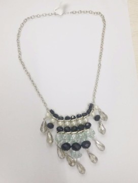 Statement Necklace, New Fashion Glass Crystal Jewelry Statement Necklace , Statement Necklace Wholesale PT2139