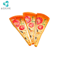 Caneta esferográfica de bagute de forma de pizza de gel