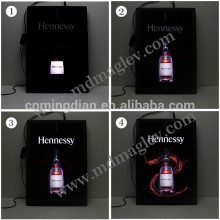 Flash lighting promotion box,LED metal letter sign,LED metal sign pop display, metal led logo,metal acrylic letter sign box,