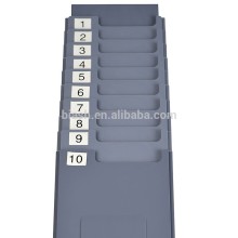 ABS attendance time card holder for time recorder/punch time stamp