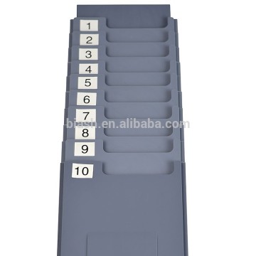 ABS attendance time card holder for time recorder/punch time stamp